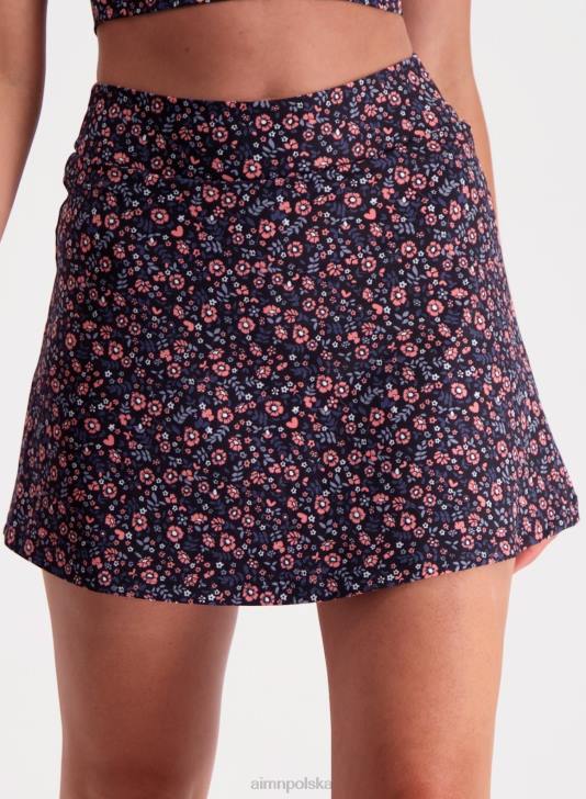 odzież JF4L628 kobiety AIM'N fleurowa spódnica