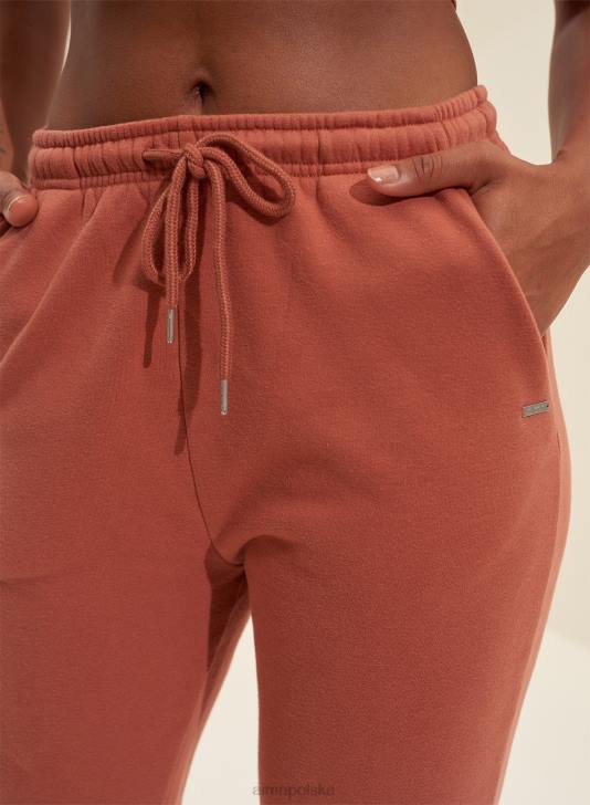 odzież JF4L640 kobiety AIM'N różowe spodnie dresowe CLF