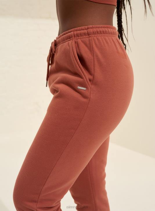 odzież JF4L640 kobiety AIM'N różowe spodnie dresowe CLF