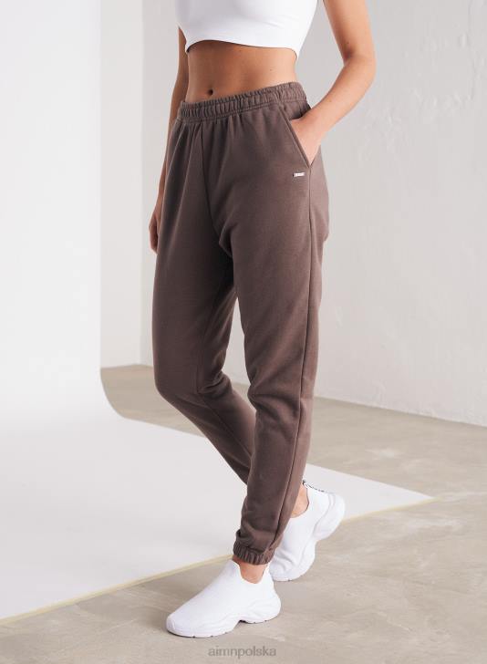 odzież JF4L659 kobiety AIM'N Klasyczne spodnie dresowe macchiato