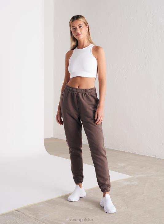 odzież JF4L659 kobiety AIM'N Klasyczne spodnie dresowe macchiato