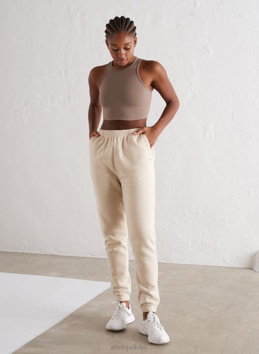 odzież JF4L672 kobiety AIM'N Klasyczne spodnie dresowe cafe au lait