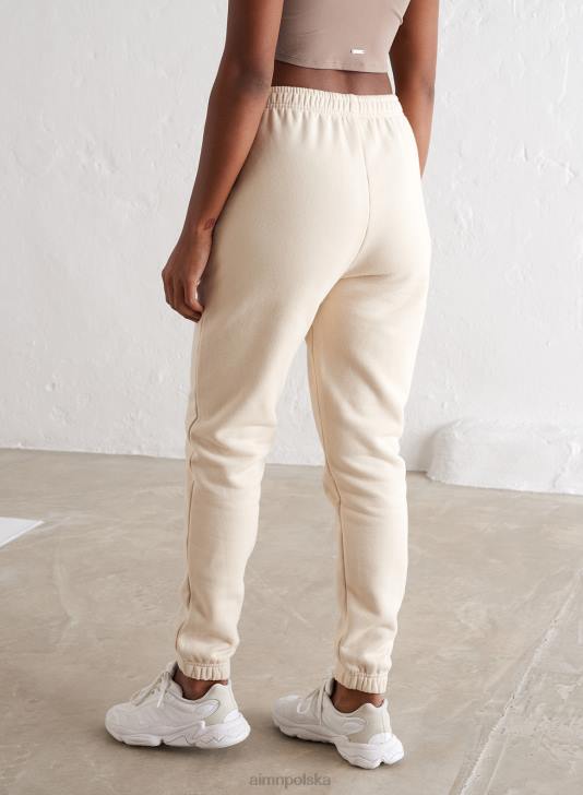 odzież JF4L672 kobiety AIM'N Klasyczne spodnie dresowe cafe au lait