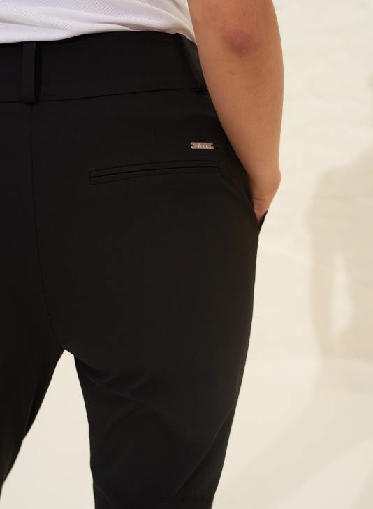 odzież JF4L705 kobiety AIM'N czarne techniczne spodnie