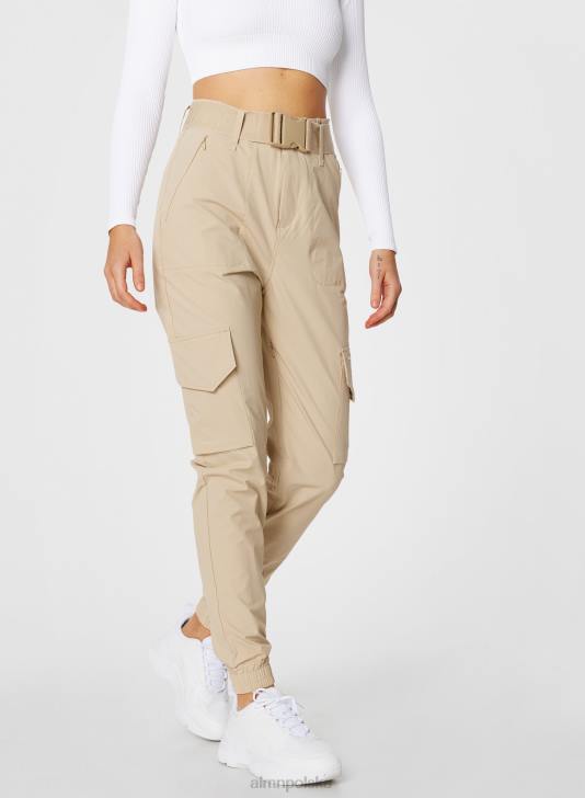 odzież JF4L708 kobiety AIM'N beżowe spodnie cargo