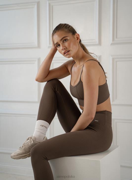 odzież JF4L142 kobiety AIM'N Luksusowy biustonosz z paskiem macchiato