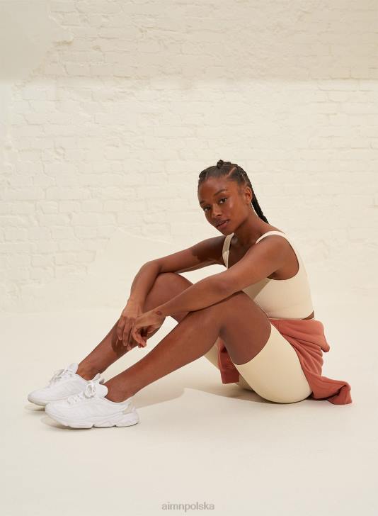 odzież JF4L145 kobiety AIM'N Luksusowy biustonosz bezszwowy w kolorze owsa w kolorze białym