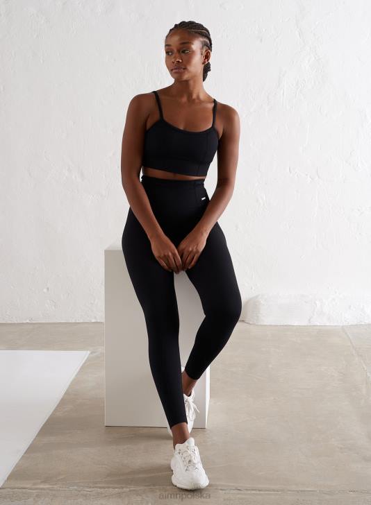 odzież JF4L148 kobiety AIM'N Czarny luksusowy biustonosz na ramiączkach