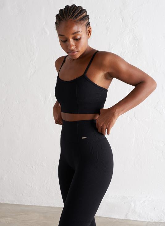 odzież JF4L148 kobiety AIM'N Czarny luksusowy biustonosz na ramiączkach