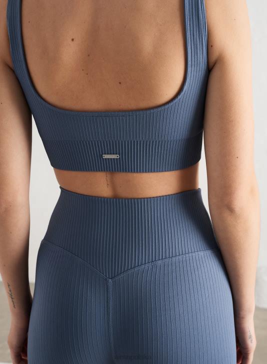 odzież JF4L152 kobiety AIM'N Biustonosz bezszwowy o prążkowanym wzorze Arctica