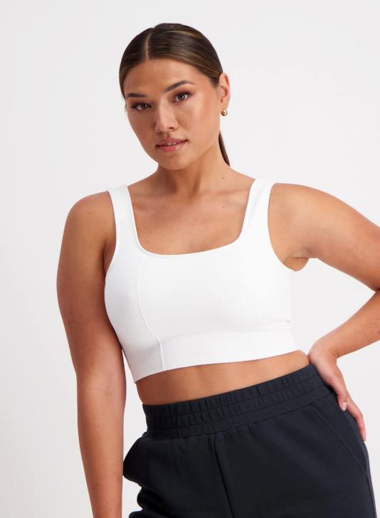 odzież JF4L164 kobiety AIM'N biały luksusowy biustonosz bezszwowy