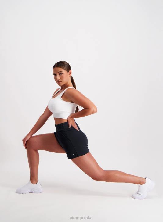 odzież JF4L164 kobiety AIM'N biały luksusowy biustonosz bezszwowy