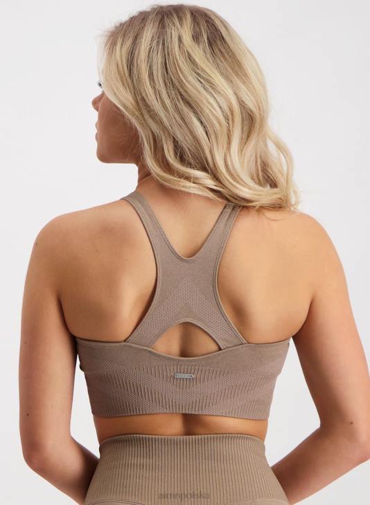 odzież JF4L177 kobiety AIM'N Bezszwowy biustonosz w kolorze espresso