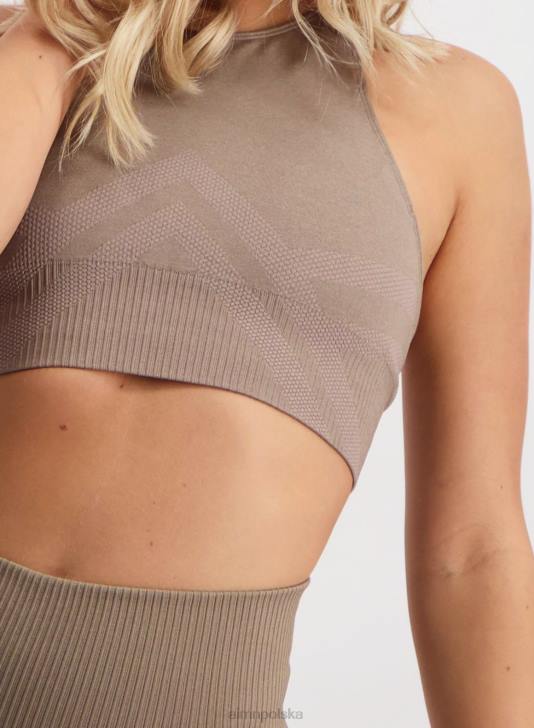 odzież JF4L177 kobiety AIM'N Bezszwowy biustonosz w kolorze espresso