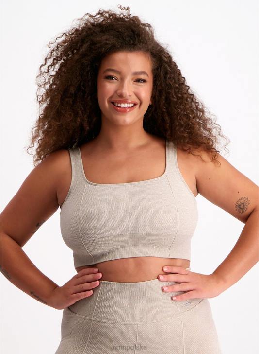 odzież JF4L180 kobiety AIM'N beżowy luksusowy biustonosz bezszwowy