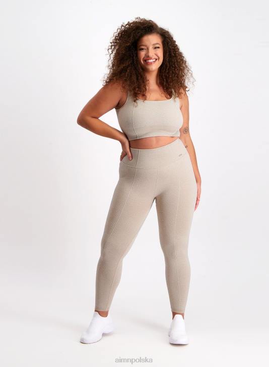 odzież JF4L180 kobiety AIM'N beżowy luksusowy biustonosz bezszwowy