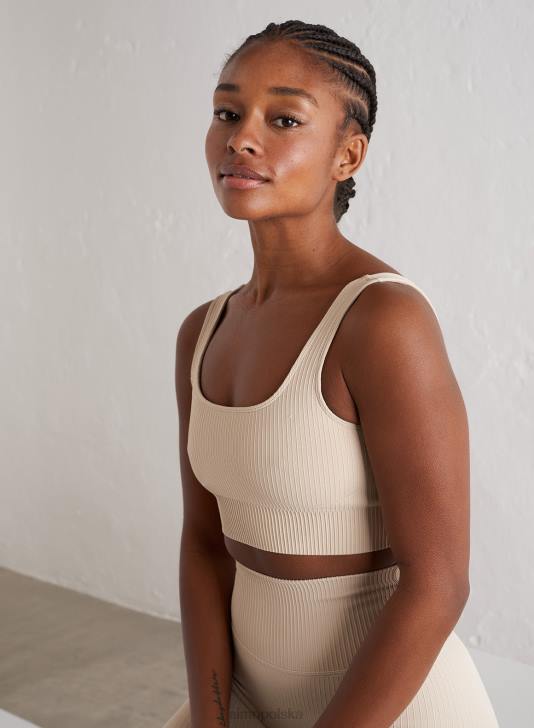 odzież JF4L183 kobiety AIM'N Bezszwowy biustonosz typu cafe au lait ze ściągaczem