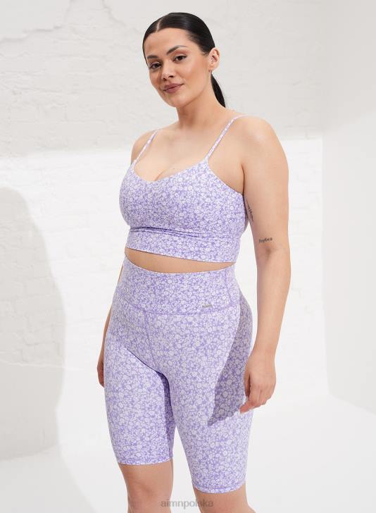 odzież JF4L186 kobiety AIM'N Biustonosz z paskiem w kształcie litery V fleur lavande