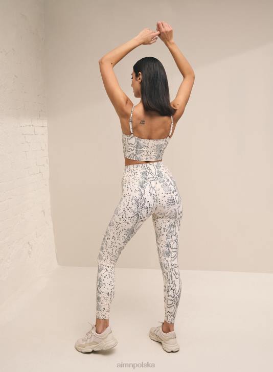 odzież JF4L188 kobiety AIM'N Biustonosz typu viper z paskiem w kolorze owsa