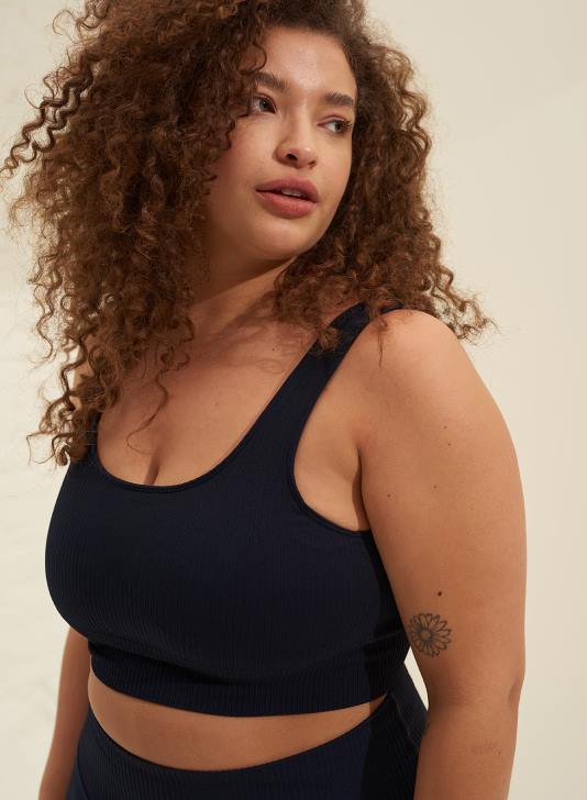 odzież JF4L208 kobiety AIM'N Biustonosz bezszwowy w kolorze granatowym