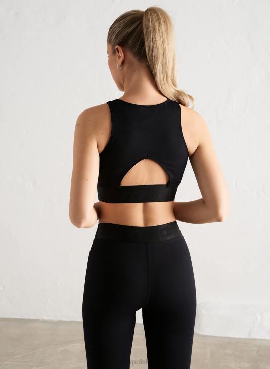 odzież JF4L218 kobiety AIM'N Czarny, bezszwowy biustonosz typu tank