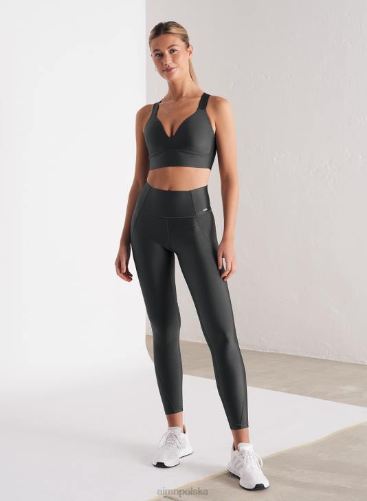 odzież JF4L230 kobiety AIM'N Biustonosz modelujący z połyskującym odcieniem szarości