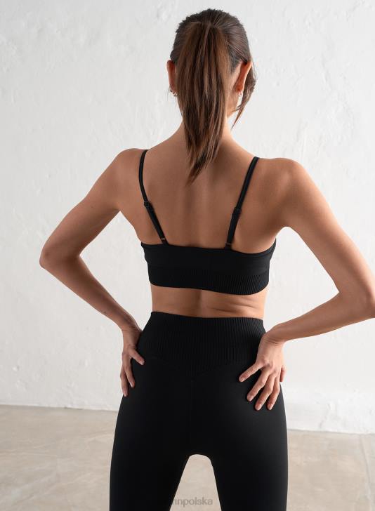 odzież JF4L235 kobiety AIM'N Biustonosz z czarnymi krawędziami i bezszwowymi ramiączkami
