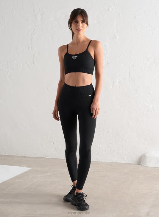 odzież JF4L235 kobiety AIM'N Biustonosz z czarnymi krawędziami i bezszwowymi ramiączkami