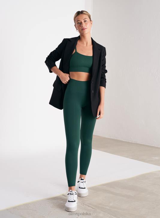 odzież JF4L256 kobiety AIM'N Luksusowy biustonosz bez szwu z paskiem w kolorze sosnowej zieleni