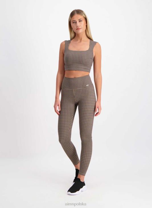 odzież JF4L268 kobiety AIM'N Biustonosz pepita zapinany na zamek