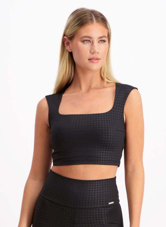 odzież JF4L272 kobiety AIM'N Czarny biustonosz w kształcie psa, zapinany na zamek z tyłu