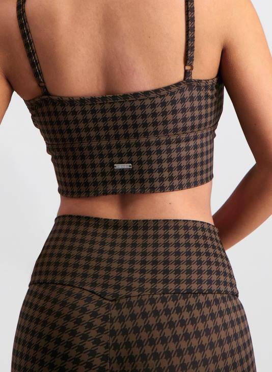 odzież JF4L283 kobiety AIM'N Biustonosz z paskiem typu dogtooth macchiato