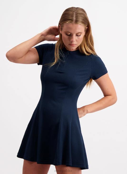 odzież JF4L589 kobiety AIM'N granatowa, luksusowa sukienka do tenisa