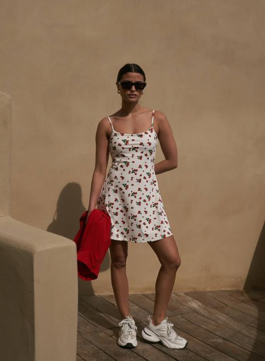 odzież JF4L594 kobiety AIM'N Sukienka z miękkimi ramiączkami w kolorze jagodowym