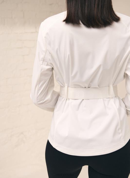 odzież JF4L719 kobiety AIM'N biała kurtka typu softshell, rozciągliwa w 4 kierunkach