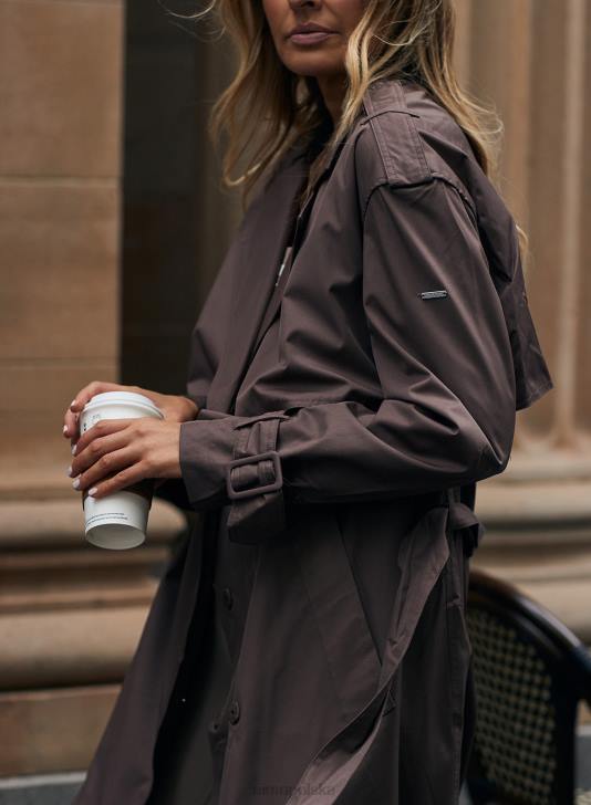 odzież JF4L722 kobiety AIM'N Trencz macchiato z recyklingu