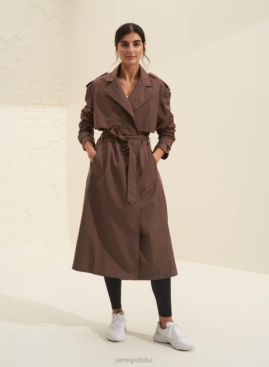 odzież JF4L722 kobiety AIM'N Trencz macchiato z recyklingu