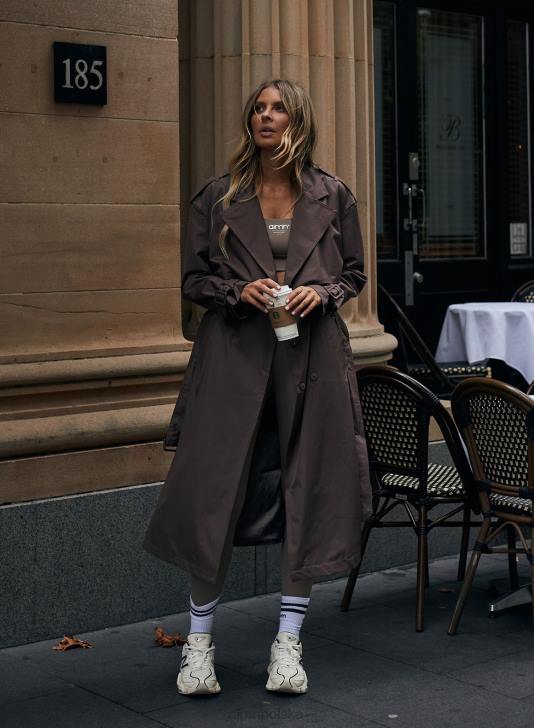 odzież JF4L722 kobiety AIM'N Trencz macchiato z recyklingu