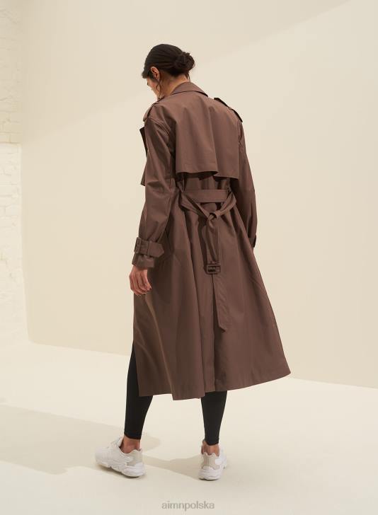 odzież JF4L722 kobiety AIM'N Trencz macchiato z recyklingu