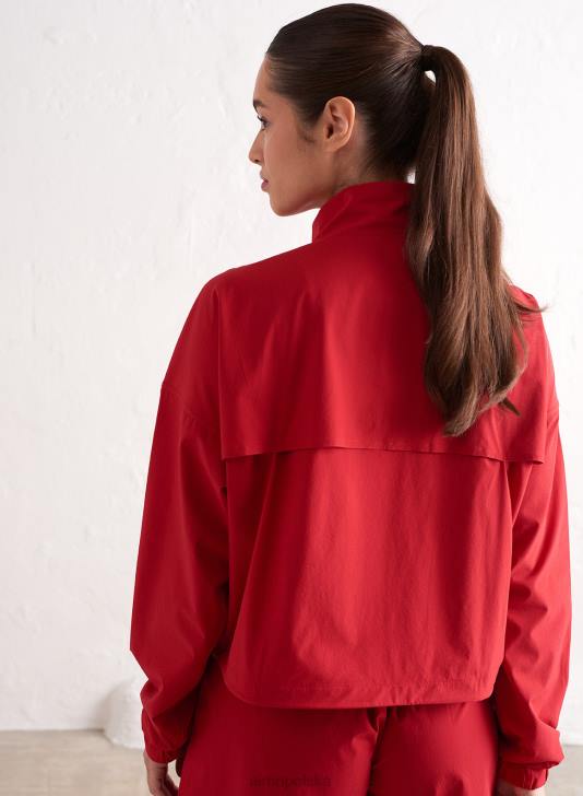 odzież JF4L729 kobiety AIM'N Kurtka wiatrówka salsa