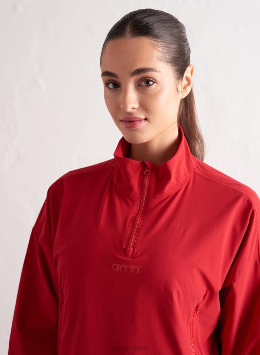 odzież JF4L729 kobiety AIM'N Kurtka wiatrówka salsa