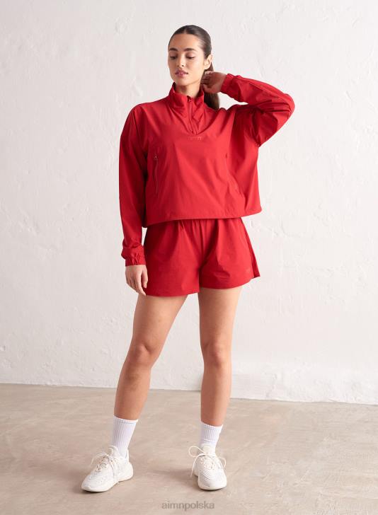 odzież JF4L729 kobiety AIM'N Kurtka wiatrówka salsa