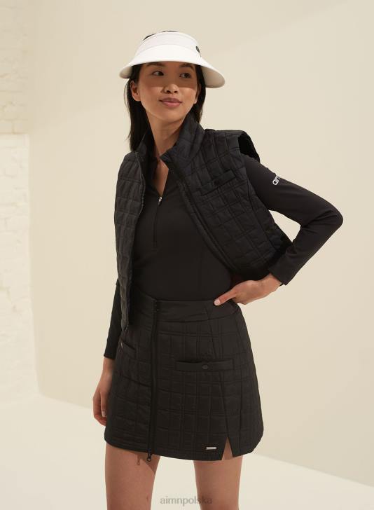 odzież JF4L751 kobiety AIM'N Wyściełana kamizelka w kratę