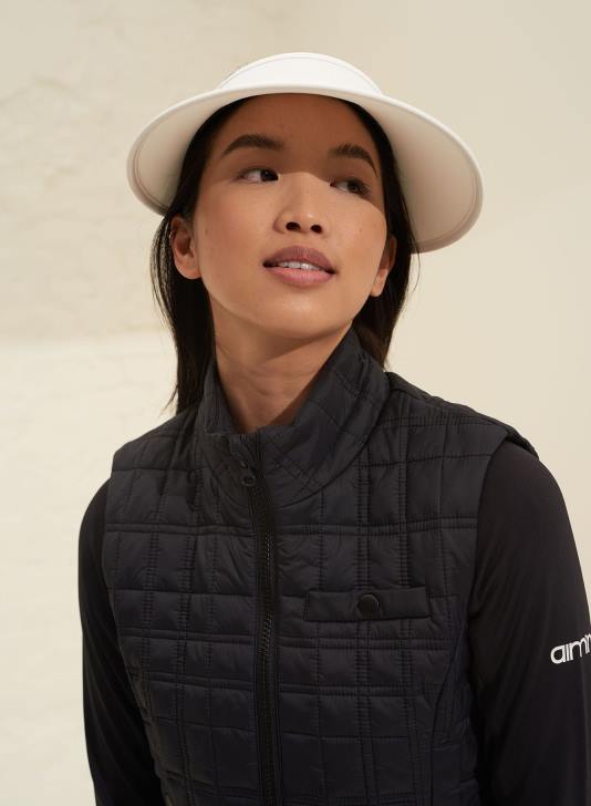 odzież JF4L751 kobiety AIM'N Wyściełana kamizelka w kratę