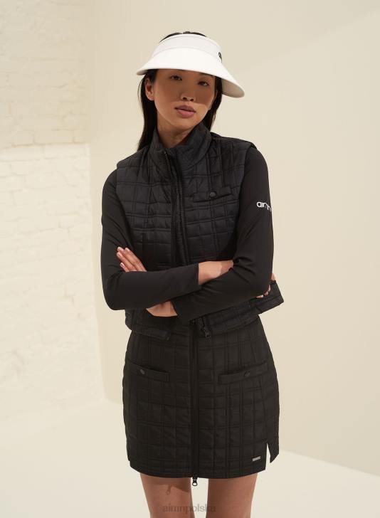 odzież JF4L751 kobiety AIM'N Wyściełana kamizelka w kratę